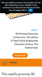 Mobile Screenshot of 3dprintingmaterialsconference.com